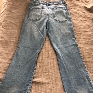 Free People flare/cropped jeans